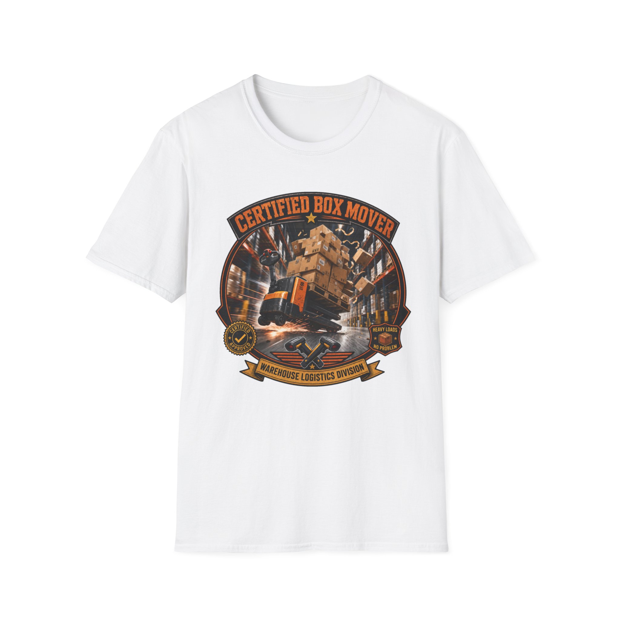 Certified Box Mover T-Shirt — Funny Moving Crew Shirt for Movers & Packers - Image 3