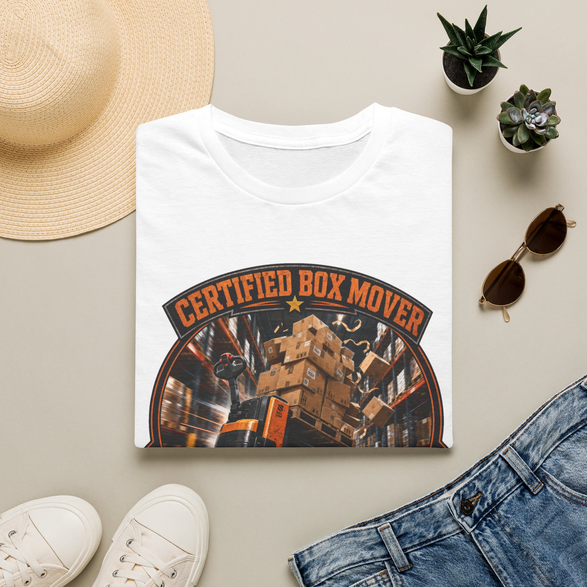 Certified Box Mover T-Shirt — Funny Moving Crew Shirt for Movers & Packers